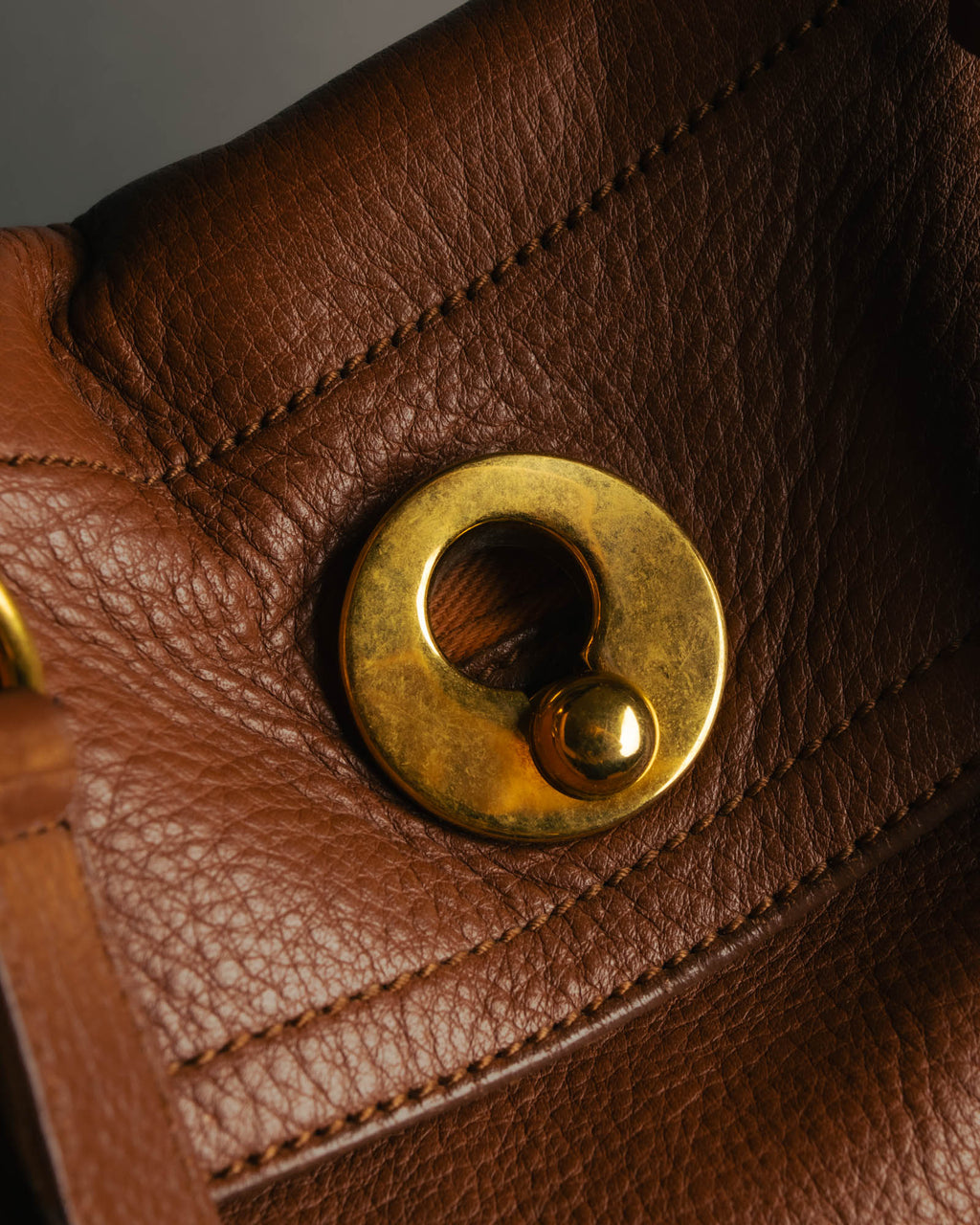 "Yves Saint Laurent" 00's-10's Structured leather shoulder bag