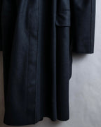 "MIU MIU" Crest brooch design belted trench coat