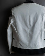 "HELMUT LANG" Seahorse motif design short jacket