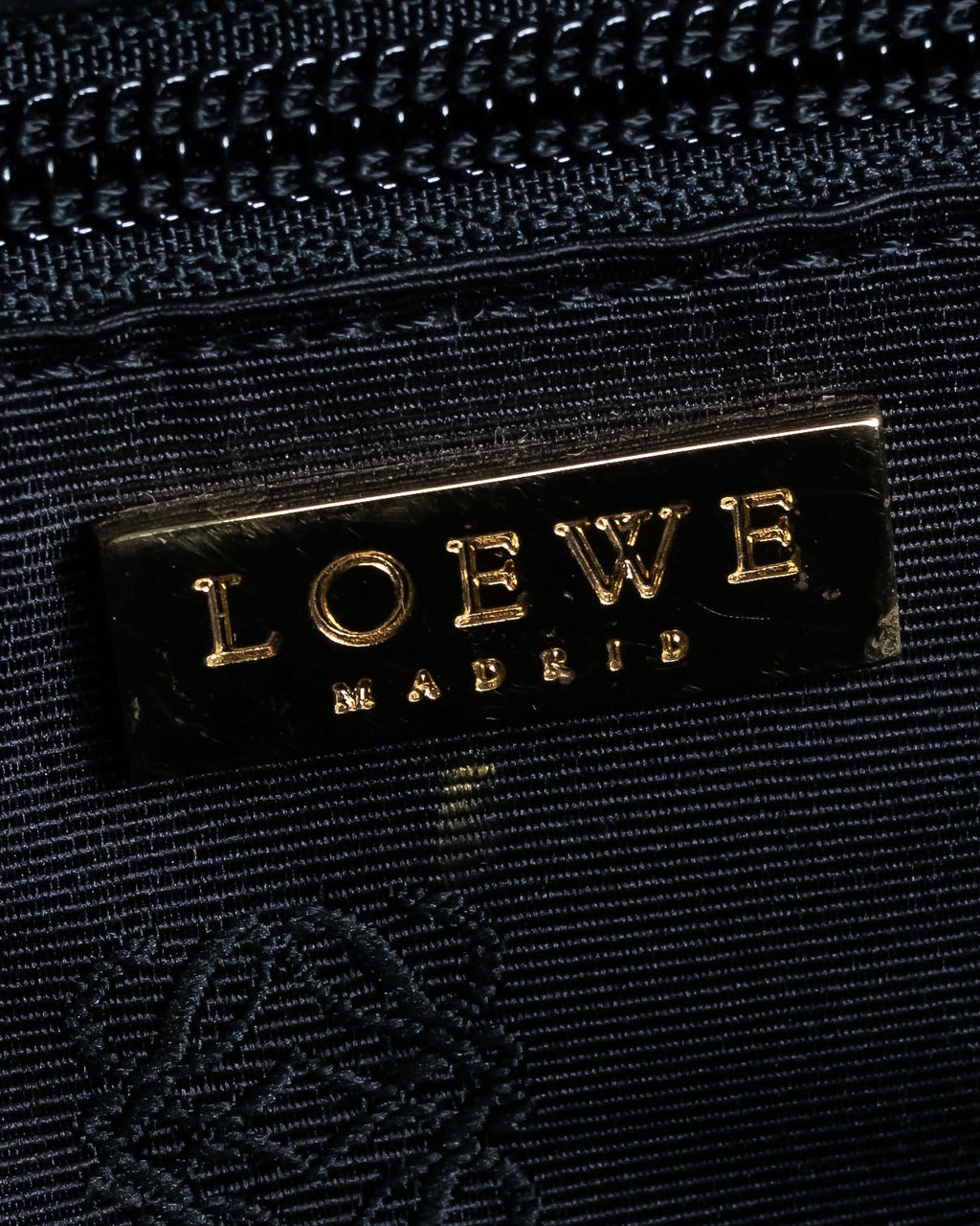 "LOEWE" Anagram pattern combination leather shoulder bag