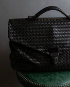 "BOTTEGA VENETA" Intrecciato design briefcase bag