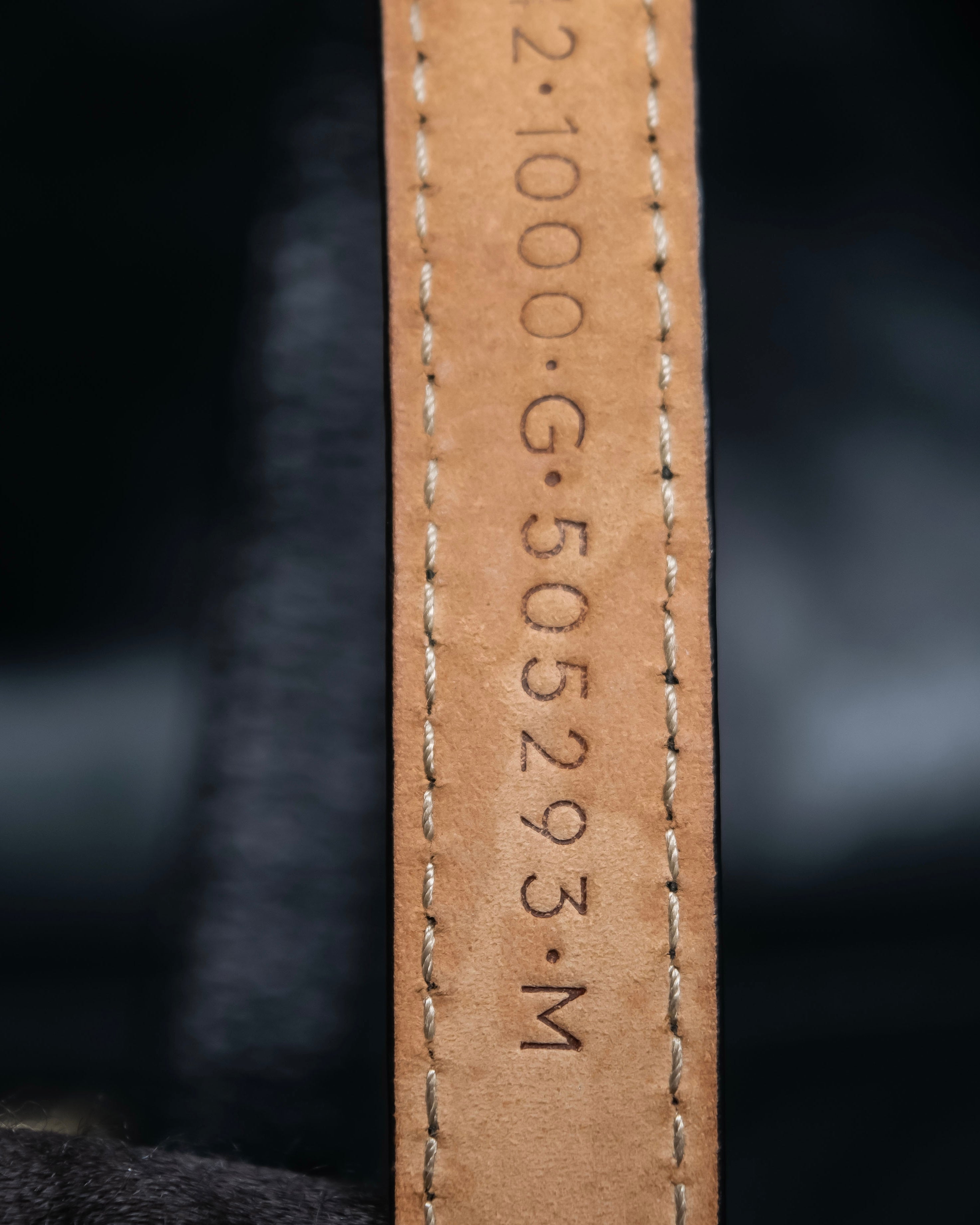 "BALENCIAGA" 3 layer  buckle design leather bracelet