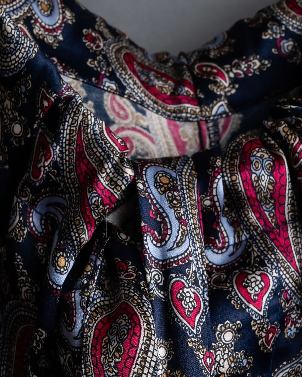 "Christian Dior" 100% silk paisley pajama set