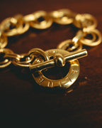 –SPECIAL– "CELINE" 90's Sculptural link bracelet