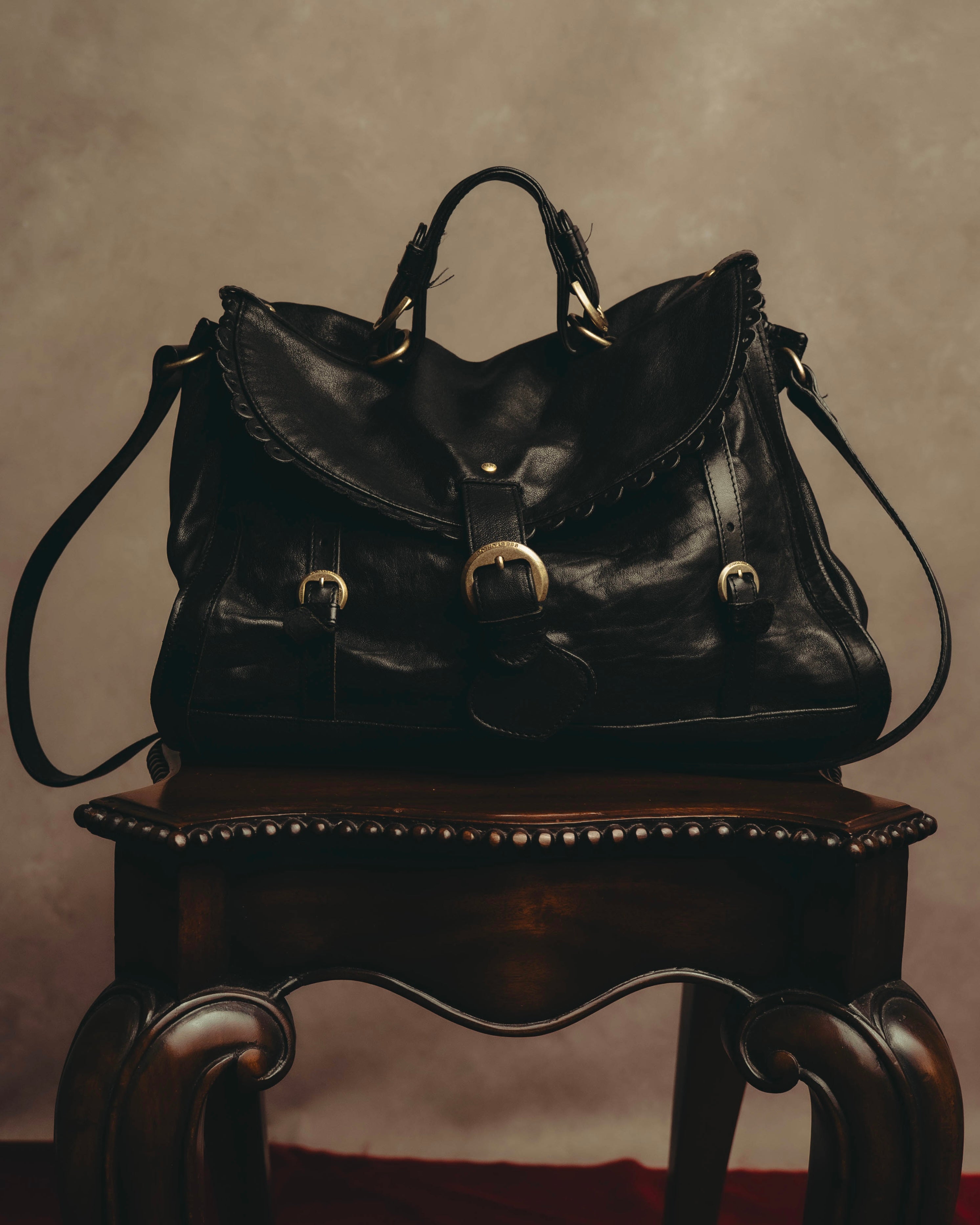 "SEE BY CHLOÉ" 00's-10's Soft black leather shoulder bag
