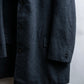 "Vintage brushed texture oversized mid-length chester coat"