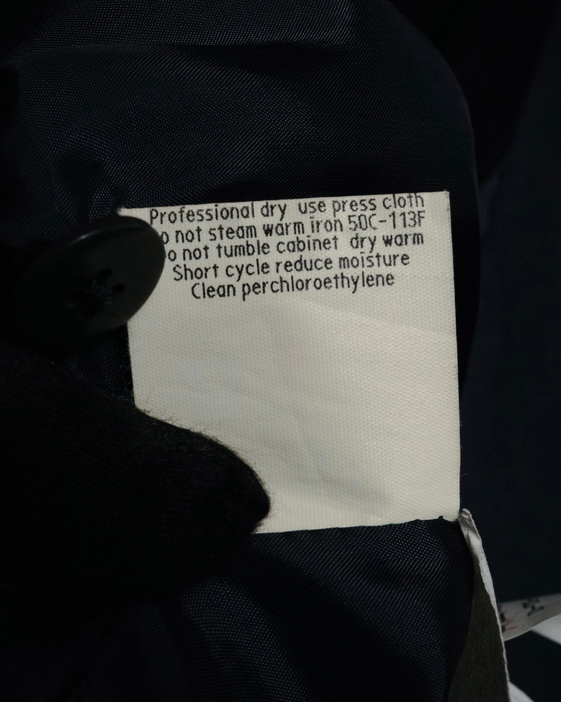 –SPECIAL– "GIORGIO ARMANI"
90’s Borgonuovo 21 pinstripe fly front long coat