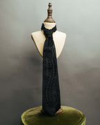 -SPECIAL- “HERMÈS” 2008-18 Suede cutwork leather tie