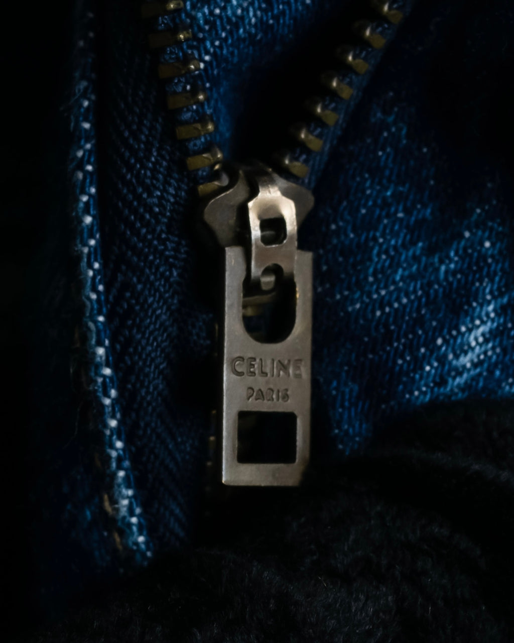 "CELINE" Stonewash design straight denim