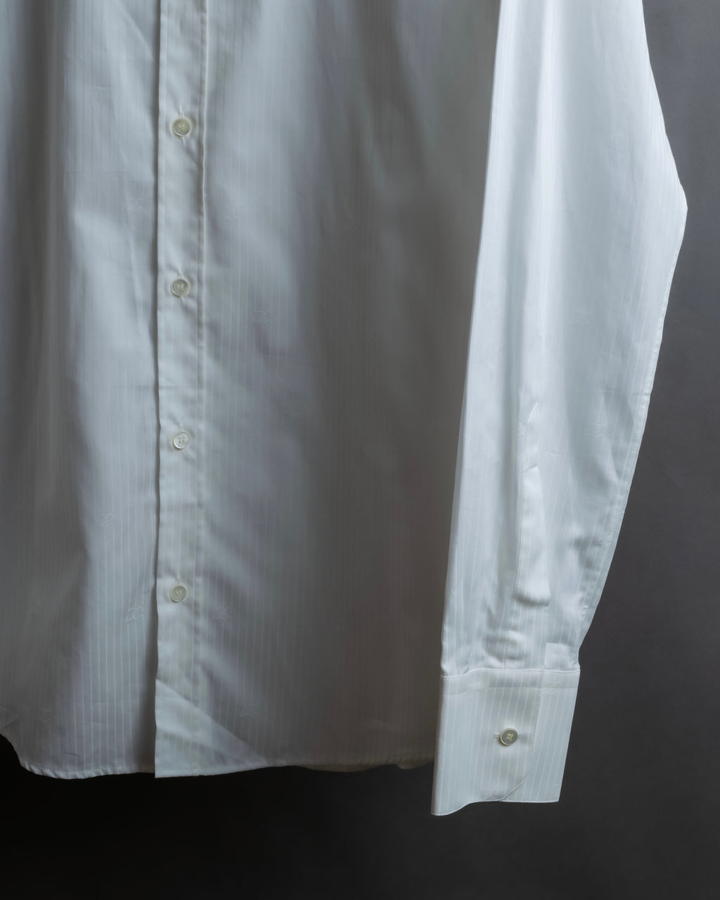 "DOLCE &amp; GABBANA" Shadow stripe pattern oversized shirt