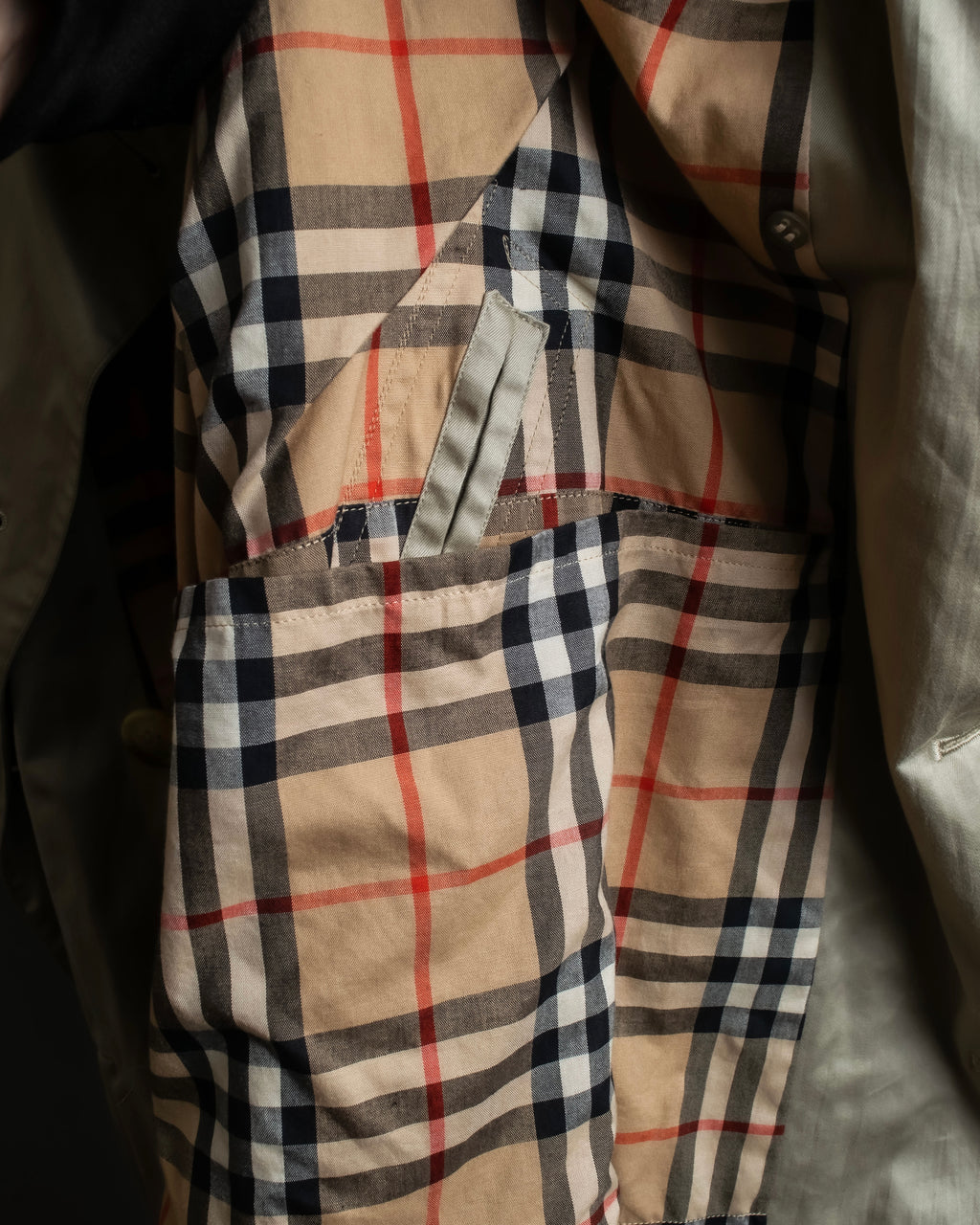 "BURBERRYS" Classic military detail maxi length trench coat