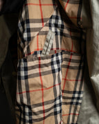 "BURBERRYS" Classic military detail maxi length trench coat