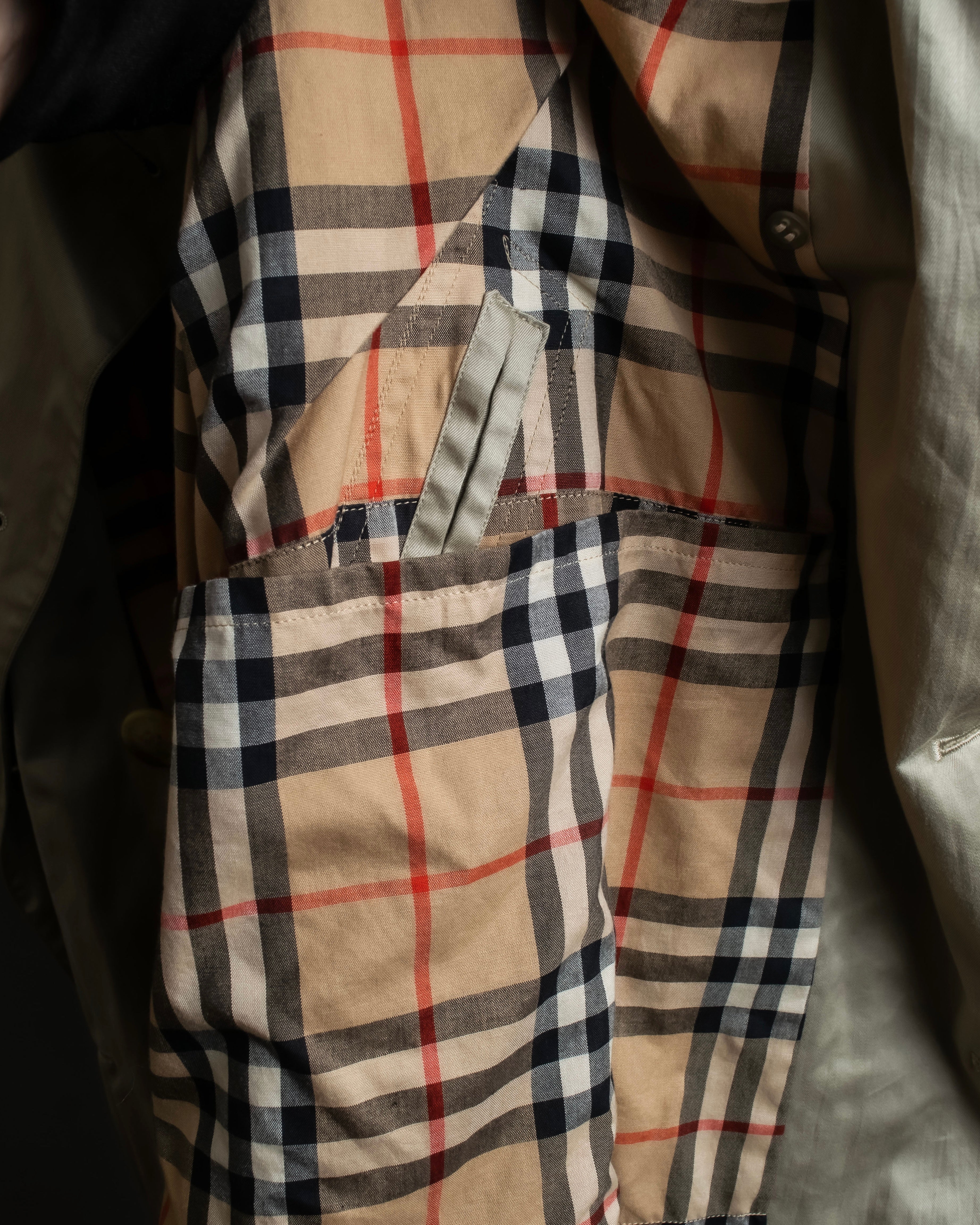 "BURBERRYS" Classic military detail maxi length trench coat