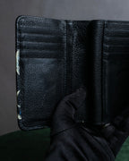 "MIU MIU" Crescent moon print compact wallet