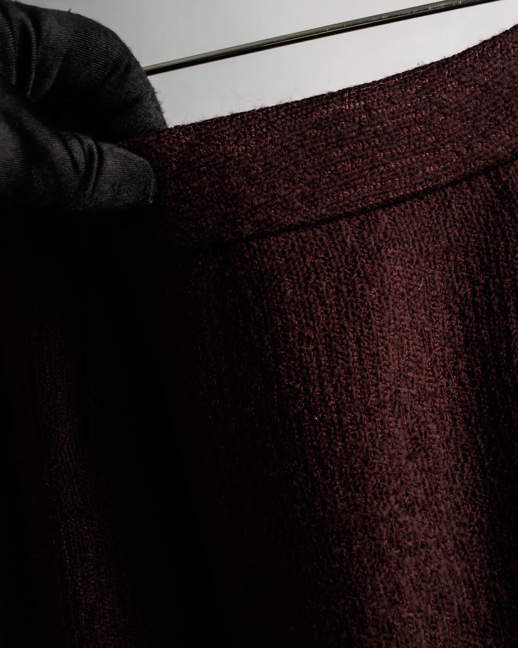 "PRADA" Piping design brushed skirt type set up