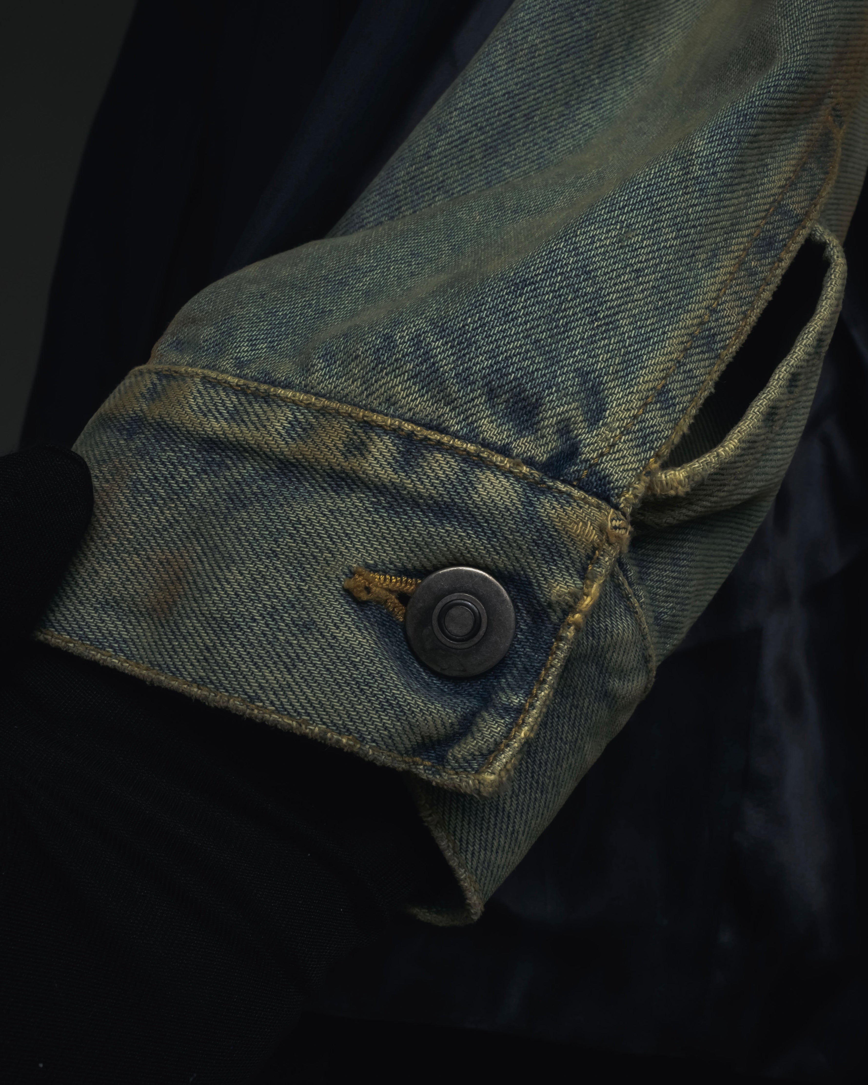-SPECIAL- "Maison Margiela" 20SS Denim jacket Docking design coat