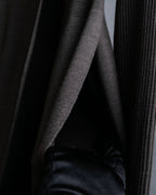 "Rick Owens" 12AW asymmetrical hooded knit cardigan