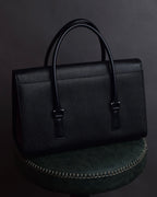 "BURBERRY" Saffiano leather mini boston bag
