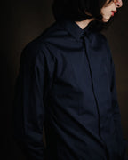 "Dior" 2017 AW Minimal fly-front bee-embroidered shirt