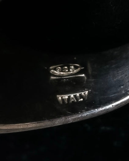 "MAISON MARGIELA" 18SS signet design silver ring