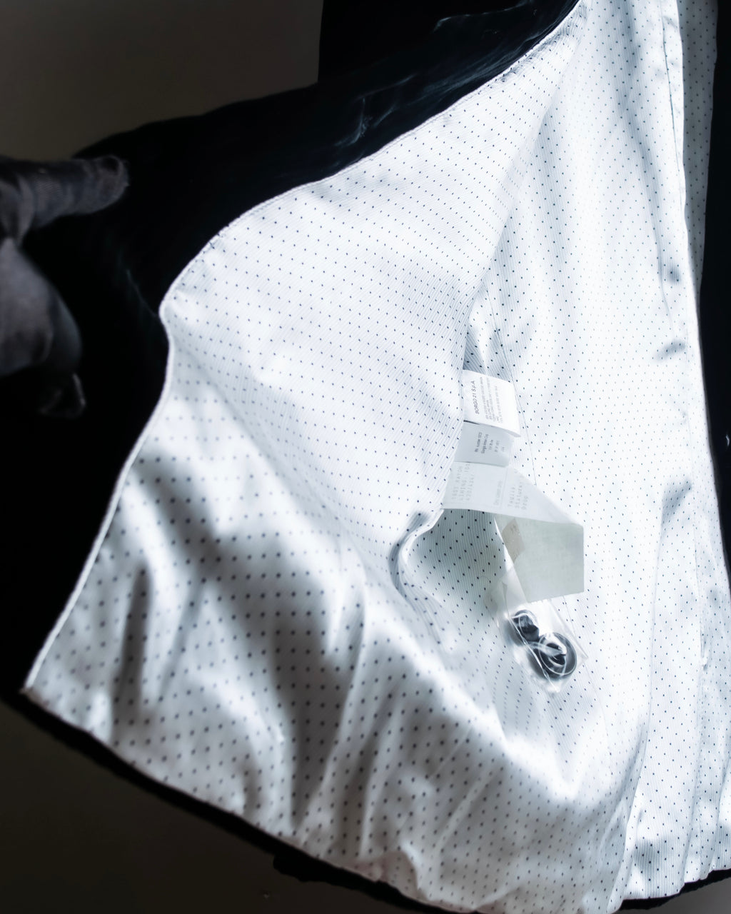 "GIORGIO ARMANI" Beautiful shape velour tailored jacket