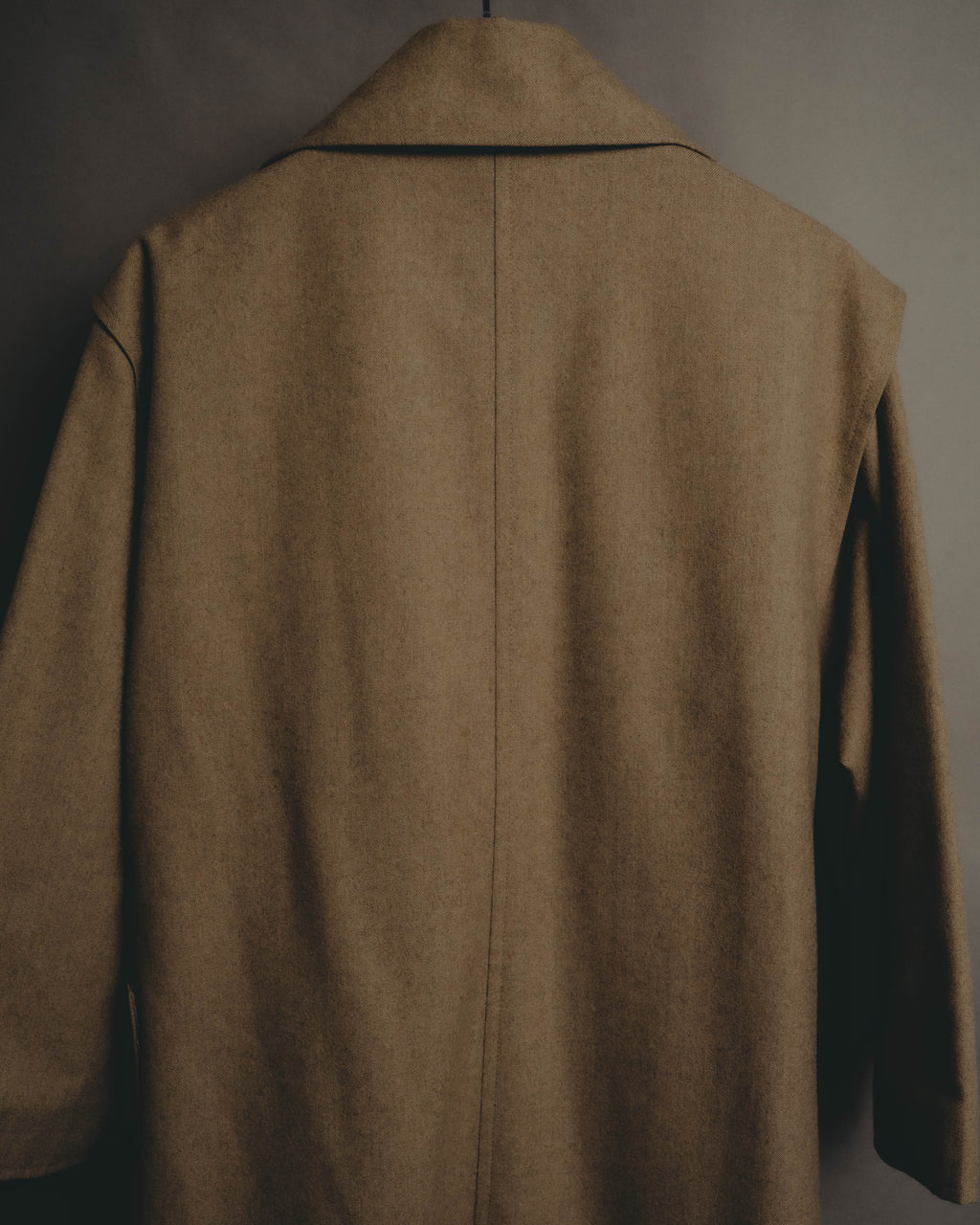 "Chloé" 70's-80's Wide-lapel double-breasted long coat