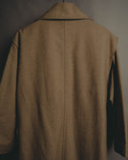 "Chloé" 70's-80's Wide-lapel double-breasted long coat