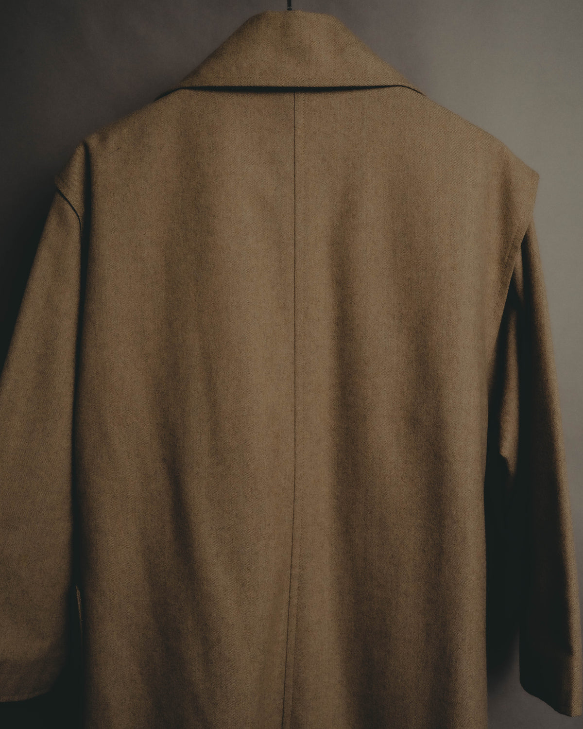 "Chloé" 70's-80's Wide-lapel double-breasted long coat