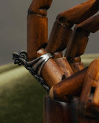 -SPECIAL- “Jean Paul Gaultier“ 90’s-00’s oxidized silver knot ring