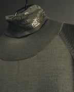 "Theatre PRODUCTS" 00's-10's Silk wool turtleneck knit sweater