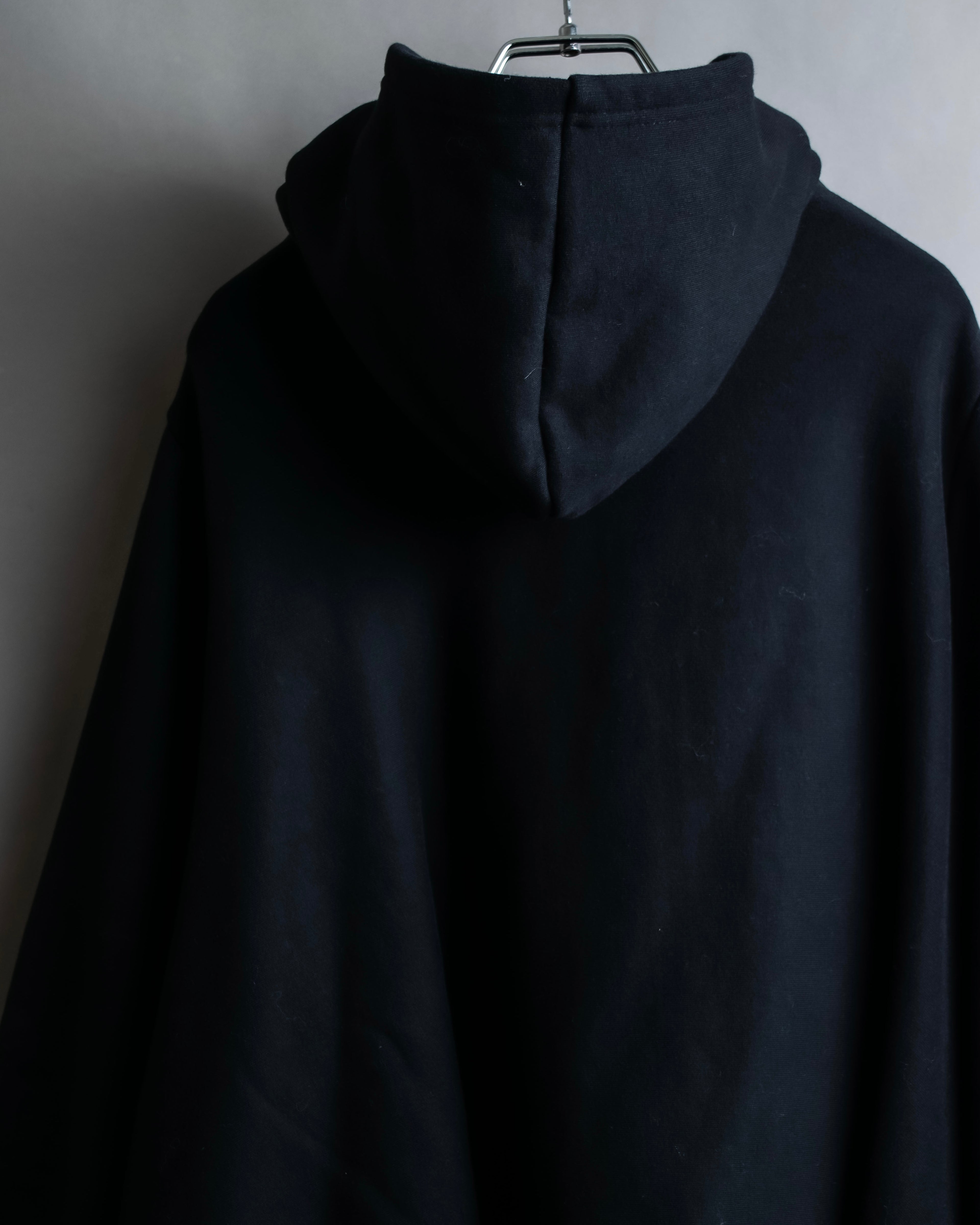 "BALENCIAGA" Oversized poncho flare silhouette hoodie