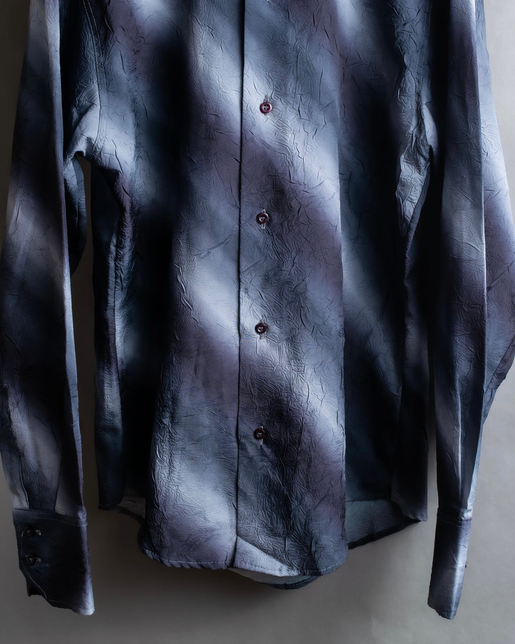 Vintage wrinkled unevenly dyed shirt