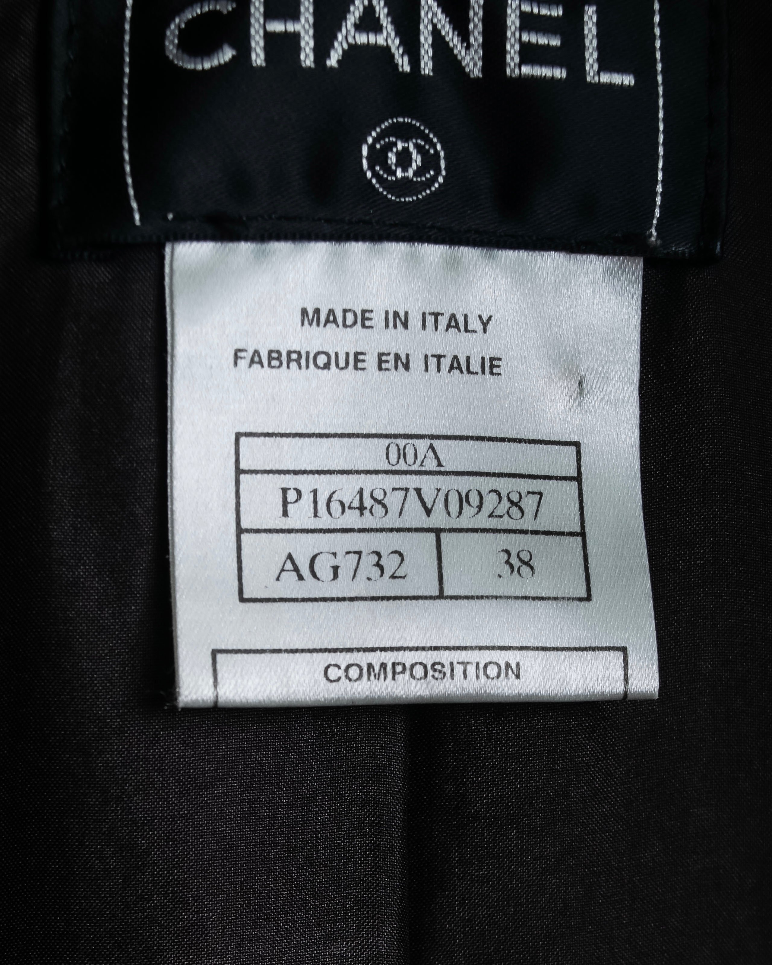 "CHANEL" 2000AW Karl Lagerfeld period calf leather vest