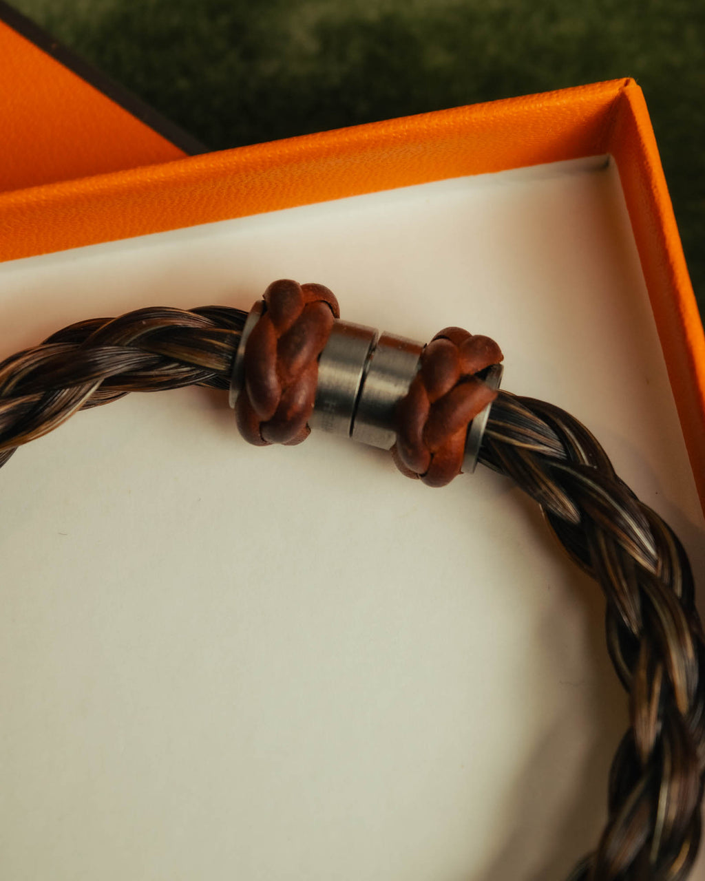 “HERMÈS” 00’s-10’s Crin de cheval horsehair bracelet