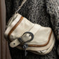 "Christian Dior" Gaucho saddle one shoulder leather bag