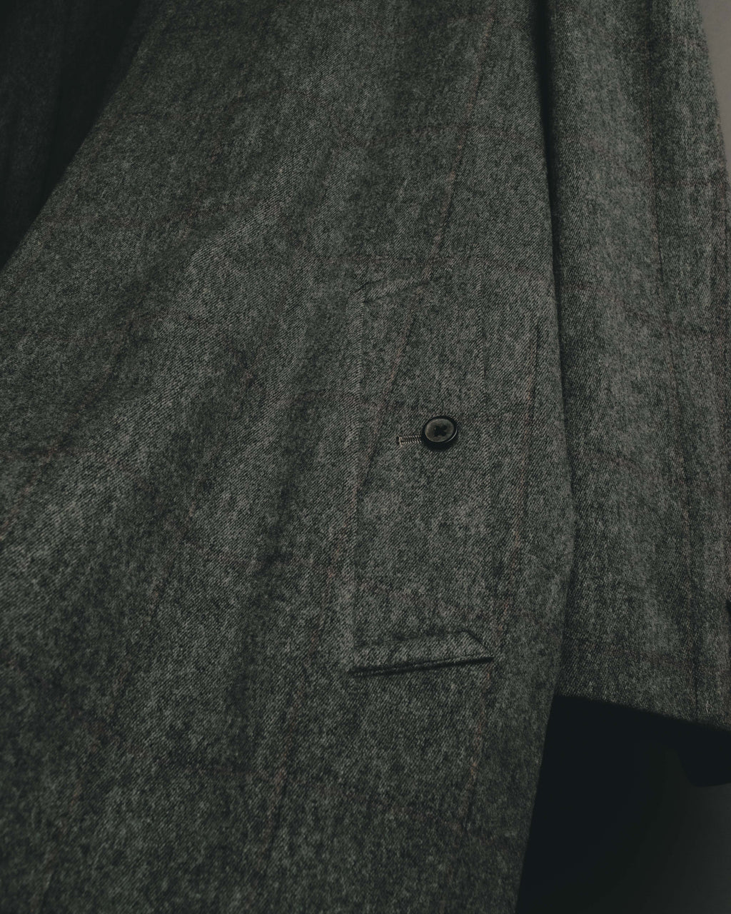 “Burberrys” 80’s Bedford wool balmacaan coat