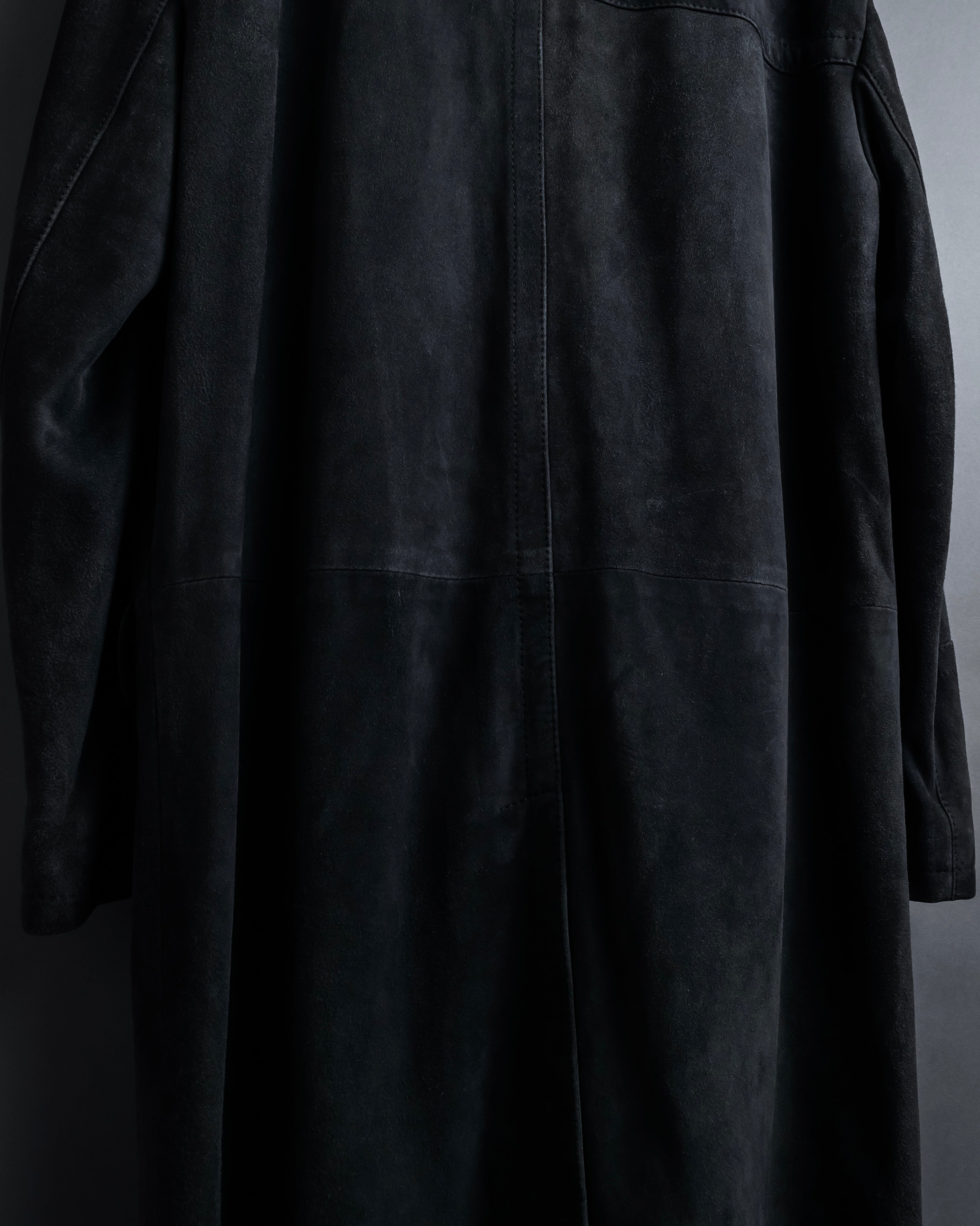 -SPECIAL- "GUCCI" 1998's-01's Tom Ford period beautiful faded suede long coat