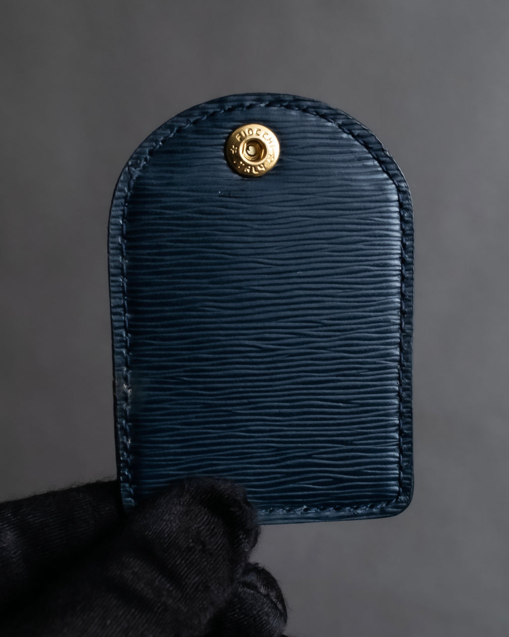 "Chloe" Trapezoid design embossed leather hand bag