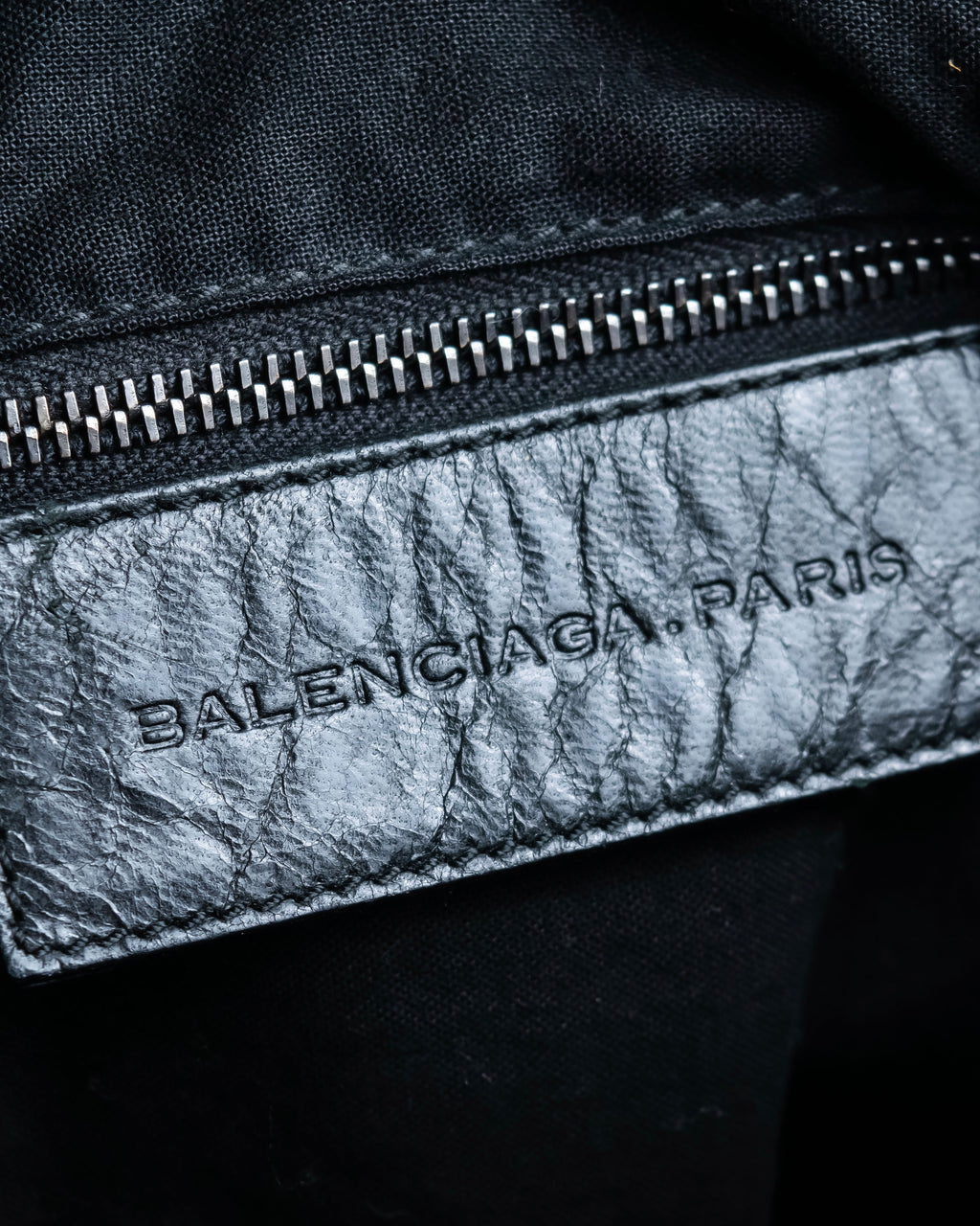 “BALENCIAGA” The Day leather shoulder bag