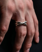"Tiffany&Co" Trinity design silver ring