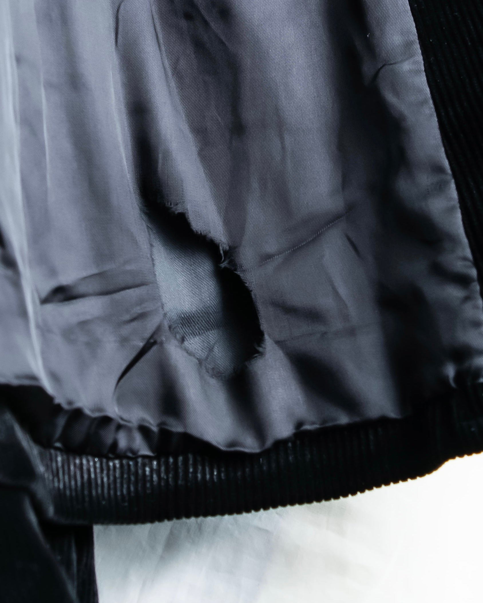 “Y’s for men” beautiful black corduroy single tailored jacket