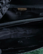 "LOEWE" Anagram pattern combination leather shoulder bag