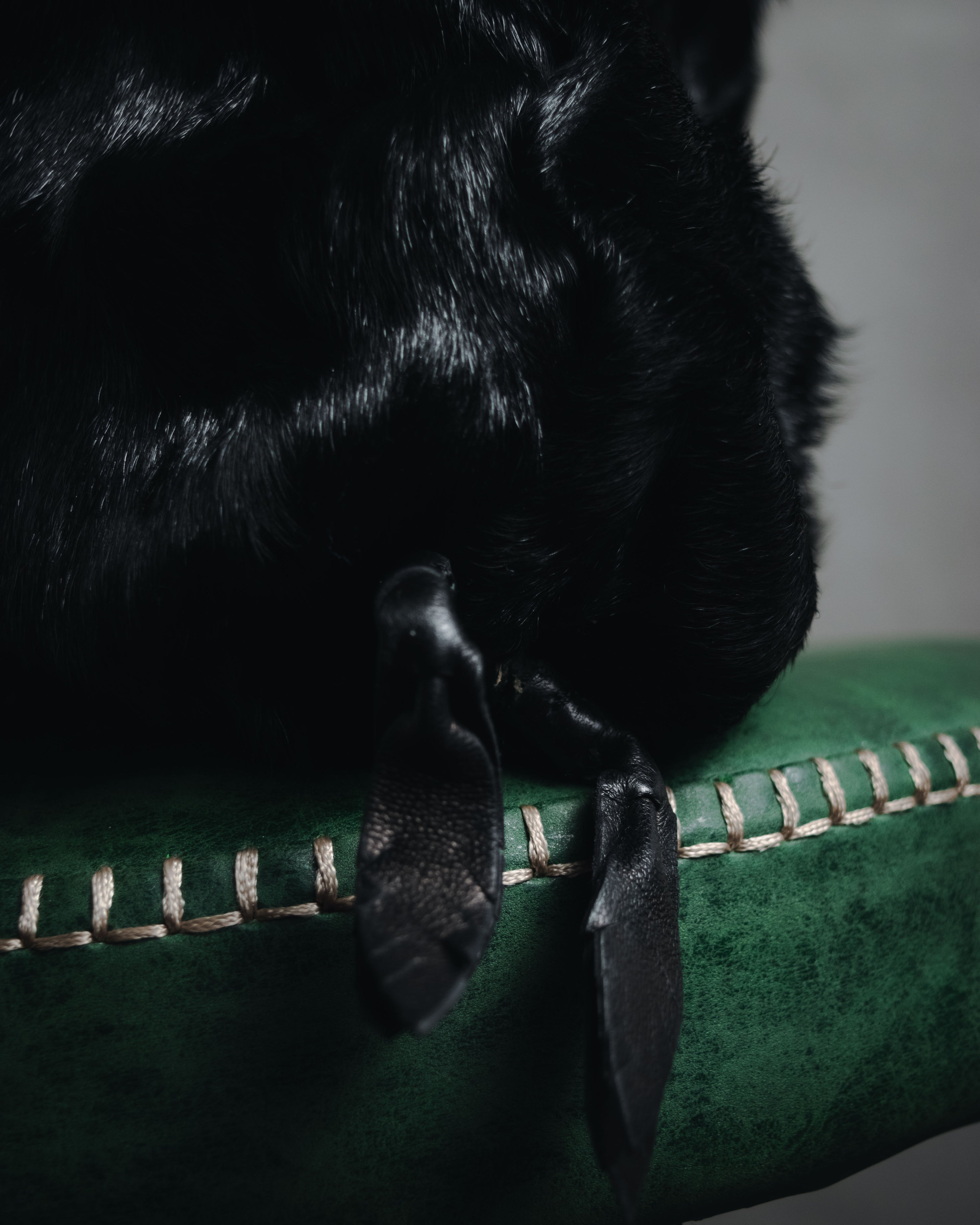 "Ermanno Scervino" 08’s-15’s Fur turquoise charm bag