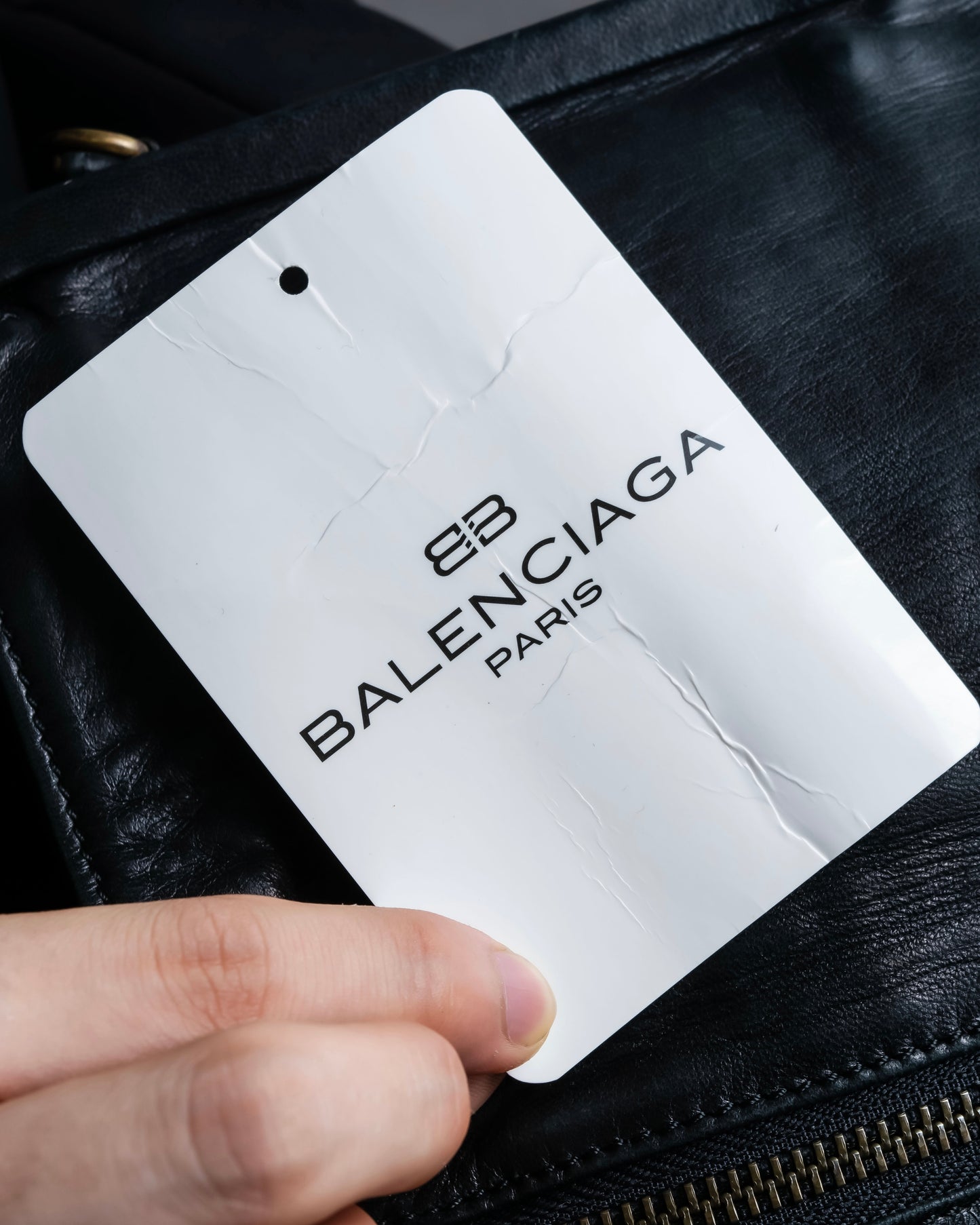 "BALENCIAGA" Buckle belt design one handle bag