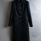 "ALBERTA FERRETTI" Large button shaped flare silhouette soutien collar coat