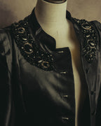 "CELINE" 00's Embellished silk coat