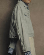 -MOOD MILLÉSIMES- “Levi’s SilverTab” 2010’s-20’s silvertab cropped light wash denim jacket