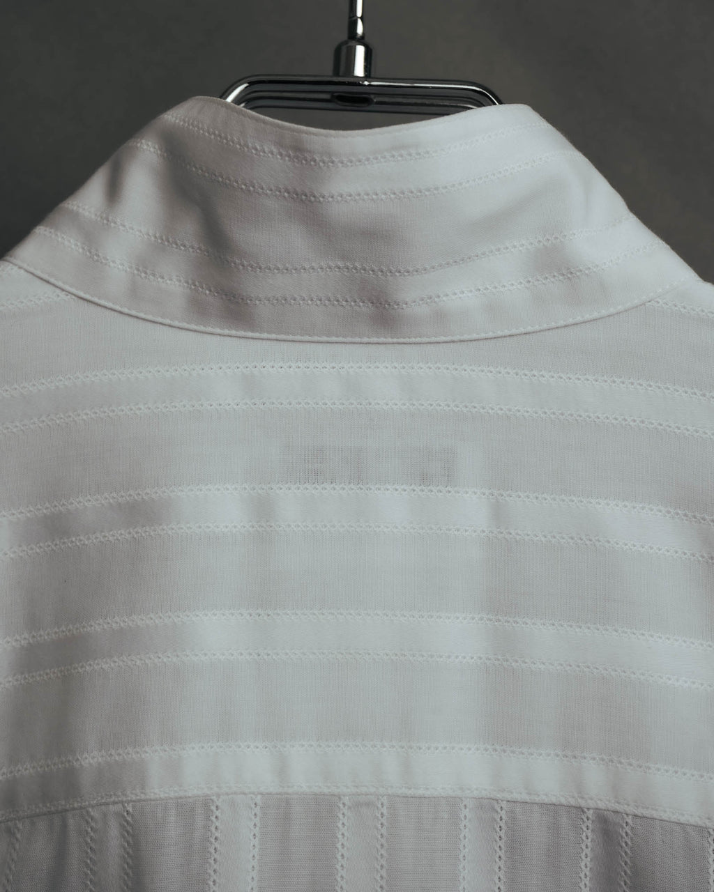 -SPECIAL- “CHANEL” 08 Cruise Collection Sheer cotton stand collar shirt