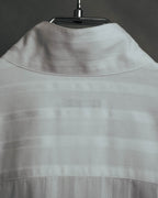 -SPECIAL- “CHANEL” 08 Cruise Collection Sheer cotton stand collar shirt