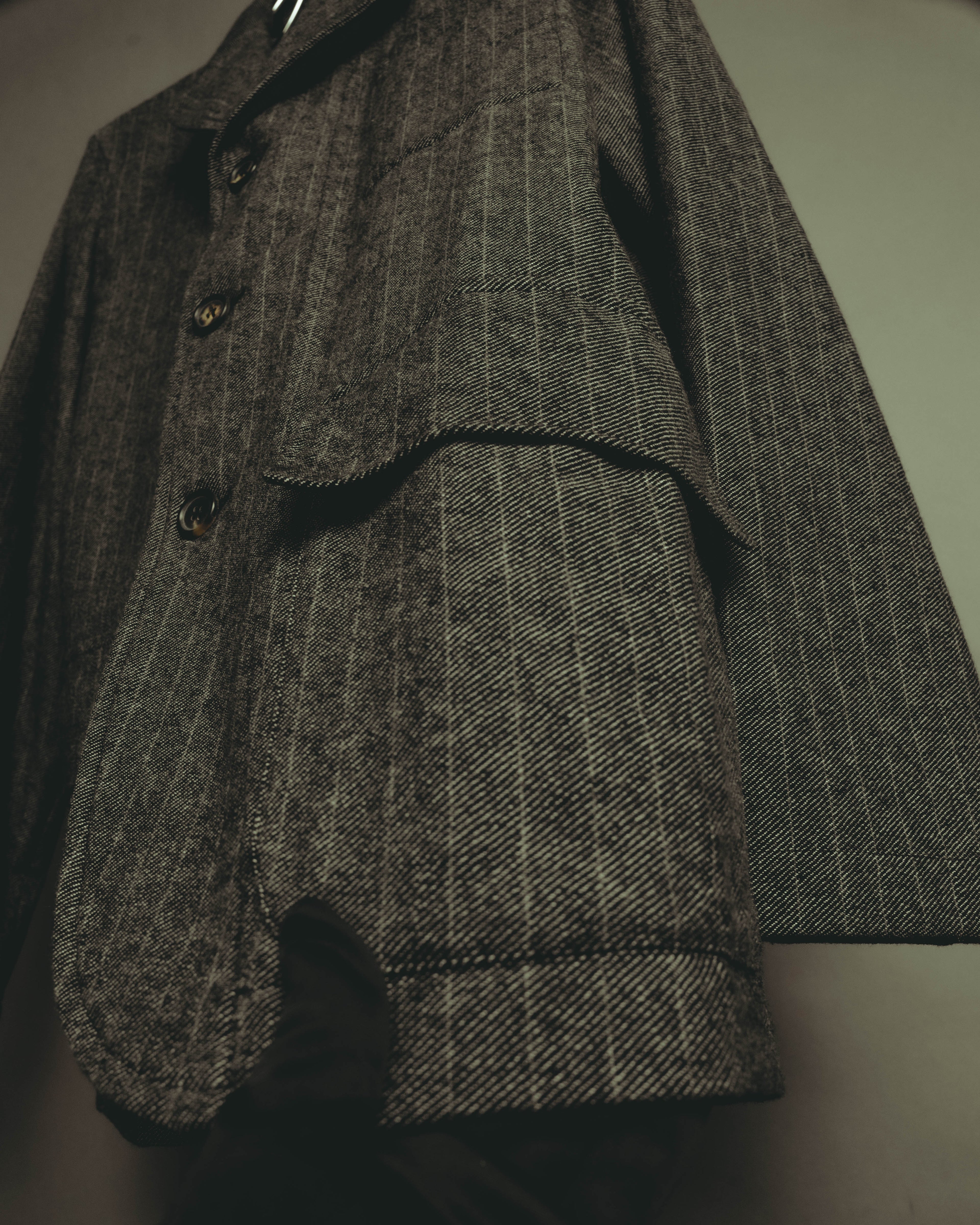 “COMME des GARÇONS SHIRT” 2000's- layered pocket print tailored jacket